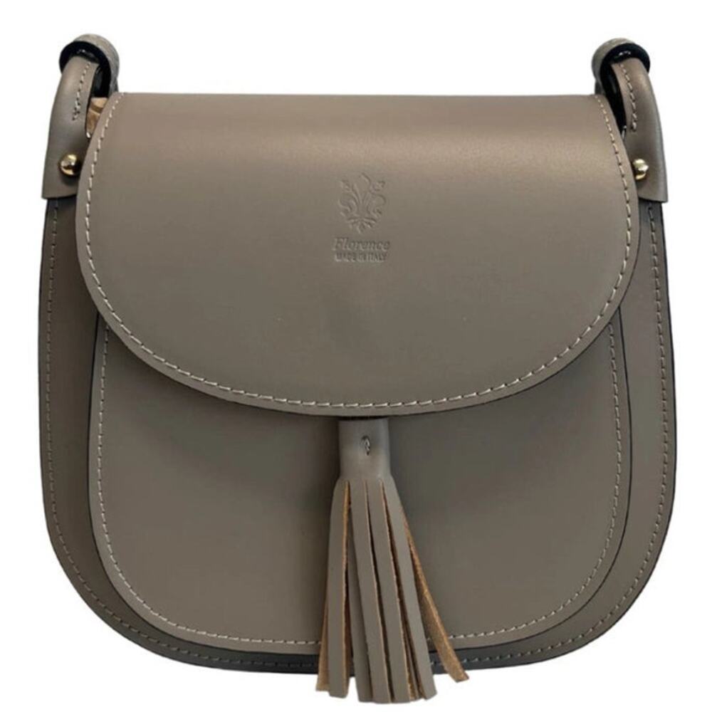 Florence Italy Leather Market Saddle Crossbody